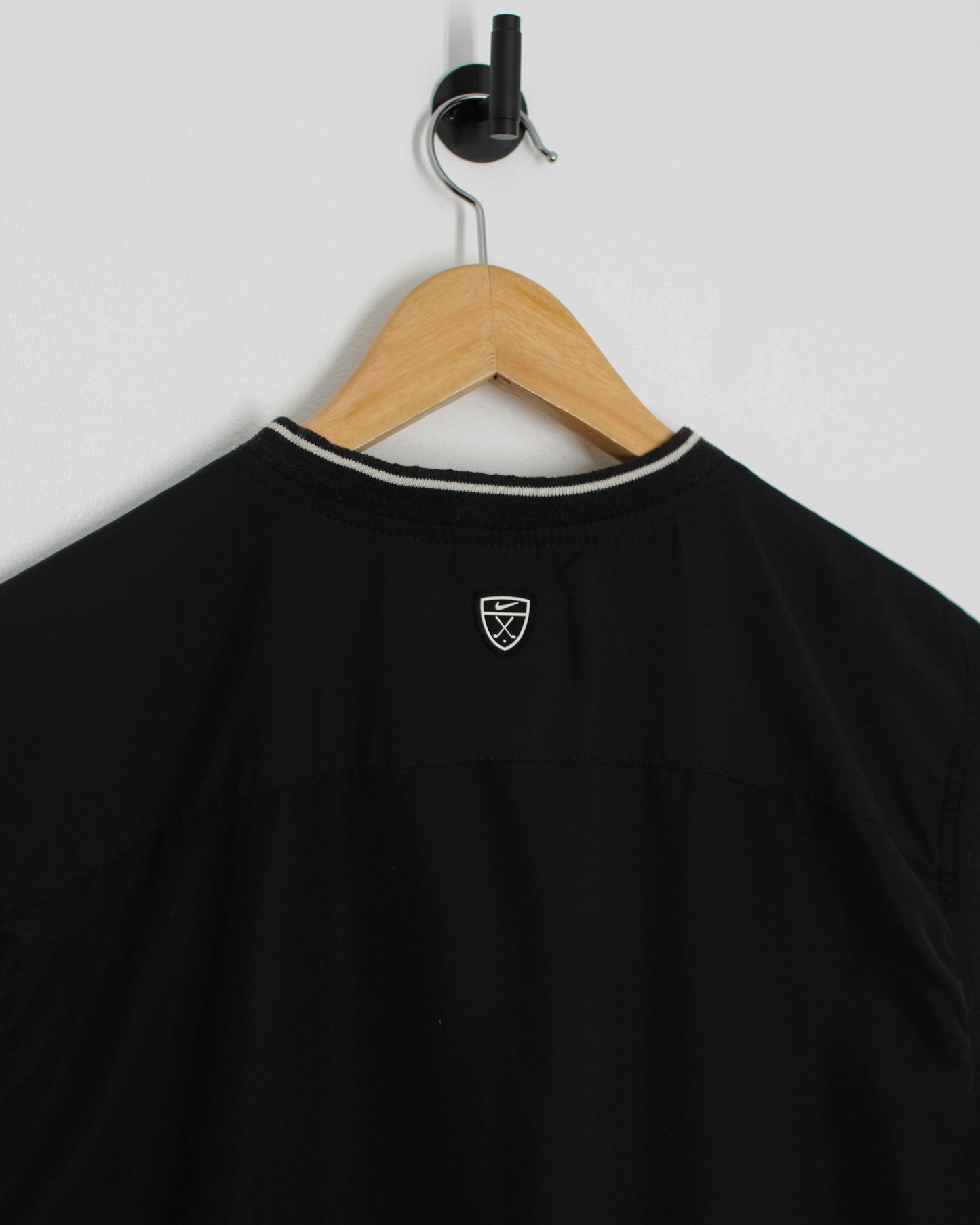 00s Nike Black/White Golf Vest (L)