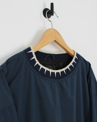 90s Greg Norman Navy Crewneck Windbreaker (L)