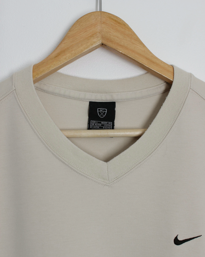 00s Nike Cream Golf Vest (L)