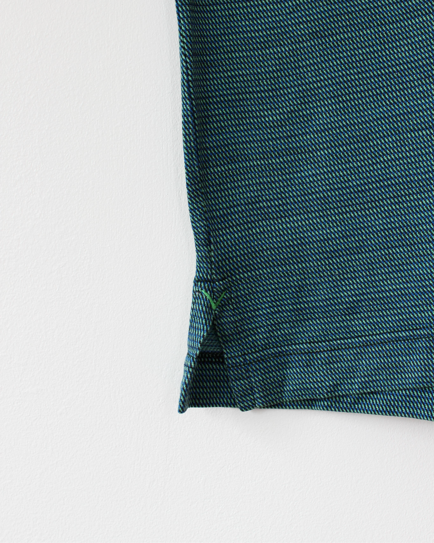 Callaway Blue/Green Zipped Polo-Shirt (L)