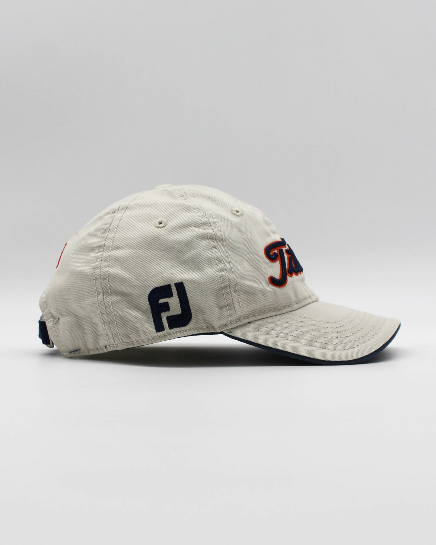 00s Titleist Beige/Navy Spellout Cap