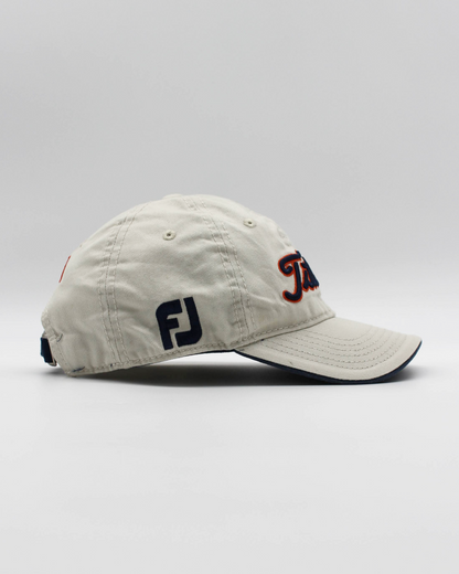 00s Titleist Beige/Navy Spellout Cap
