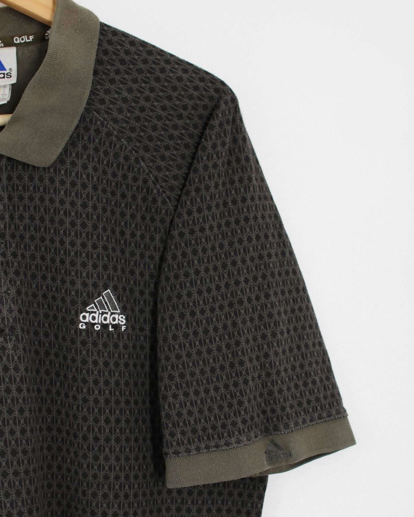 90s Adidas Golf Abstract Polo-Shirt (M/L)