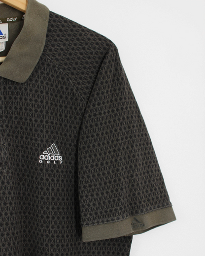 90s Adidas Golf Abstract Polo-Shirt (M/L)