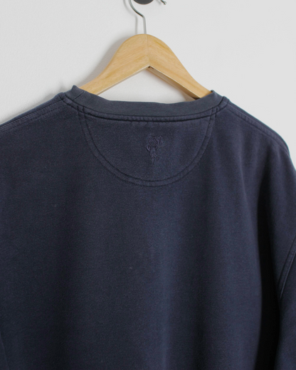 90s Ashworth Navy Crewneck Sweatshirt (M/L)