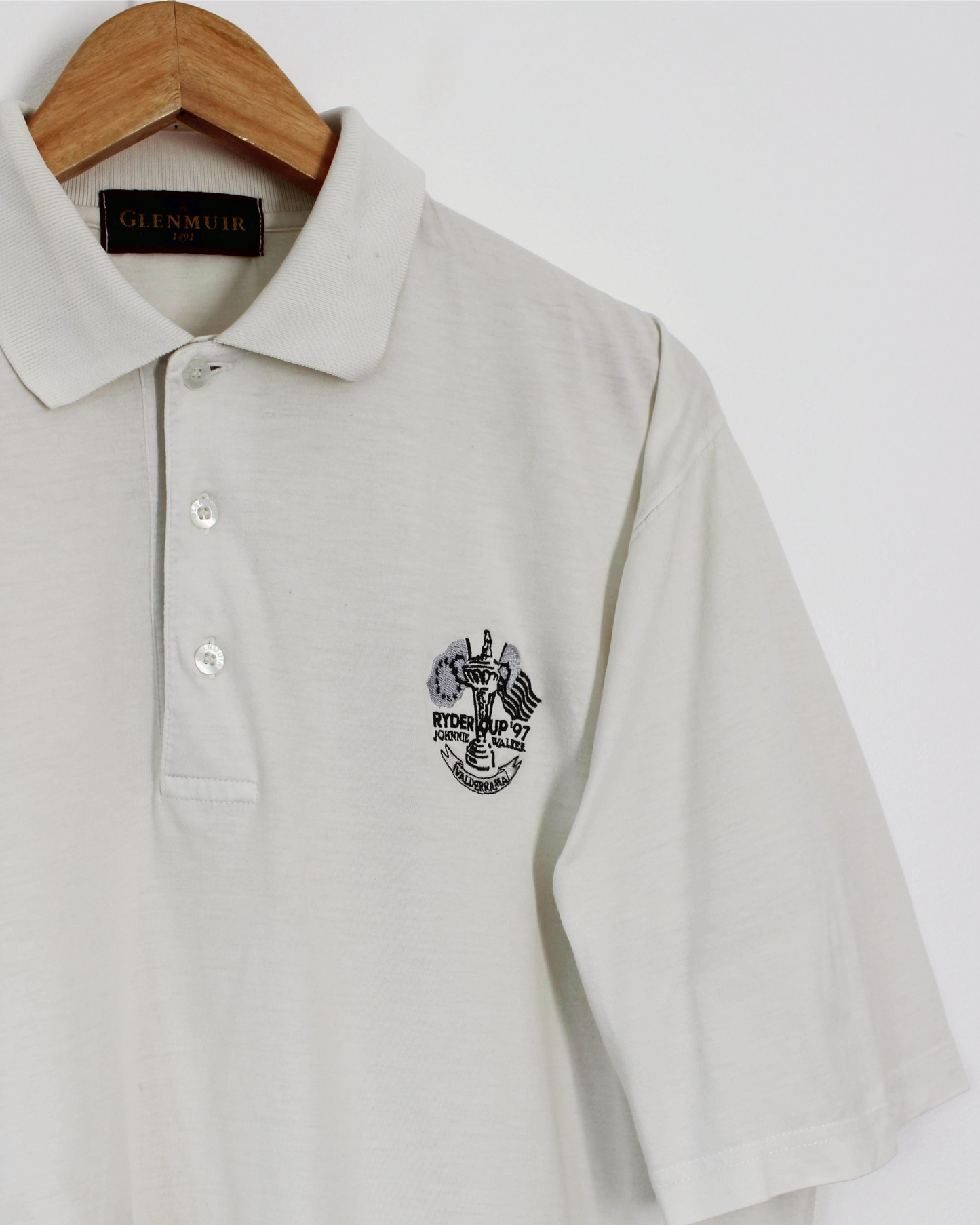 1997 Ryder Cup Glenmuir White Polo-Shirt (S/M)