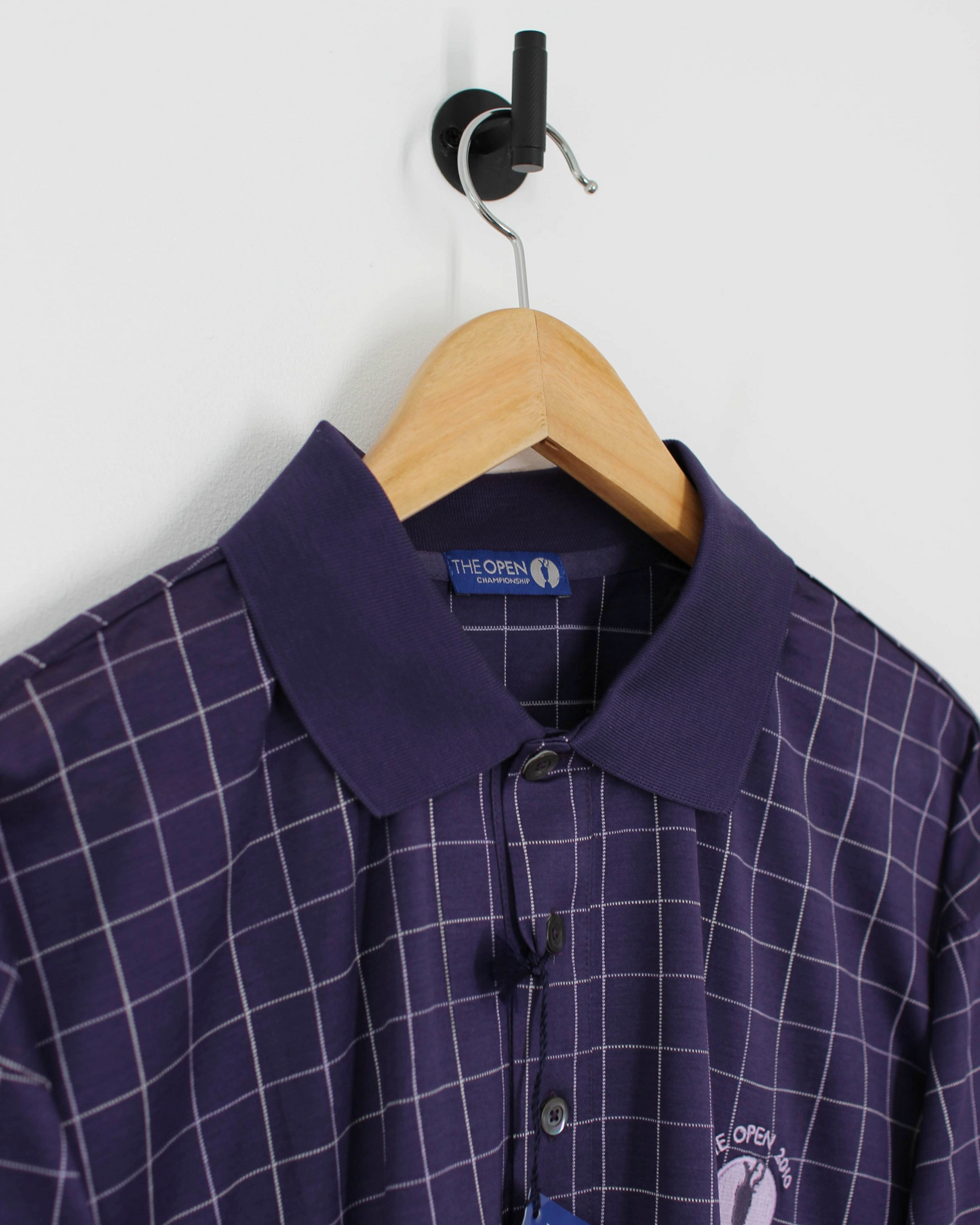 2010 Open Championship Chequered Polo-Shirt with Tags (XL)