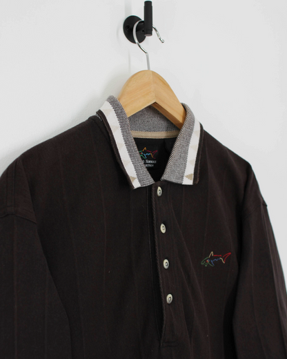 90s Greg Norman Dark Brown Polo-Shirt (M)