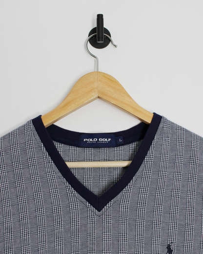 00s Ralph Lauren Polo Golf Chequered Golf Vest (L)
