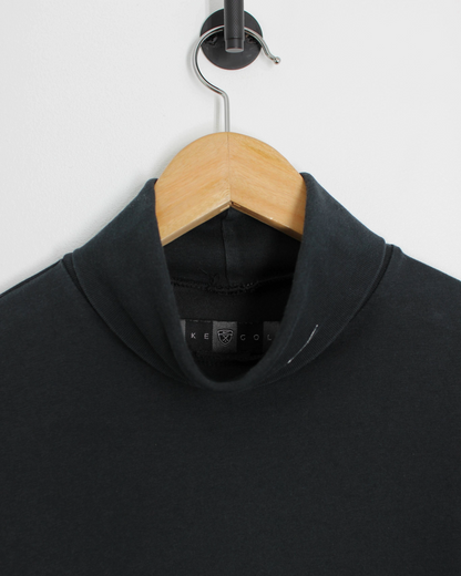 00s Nike Shield Logo Long Sleeve Turtle Neck Golf Shirt (M)