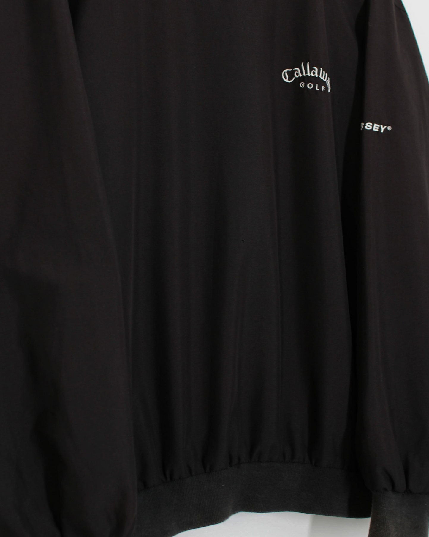 Callaway Black/Green V-Neck Windbreaker (M)