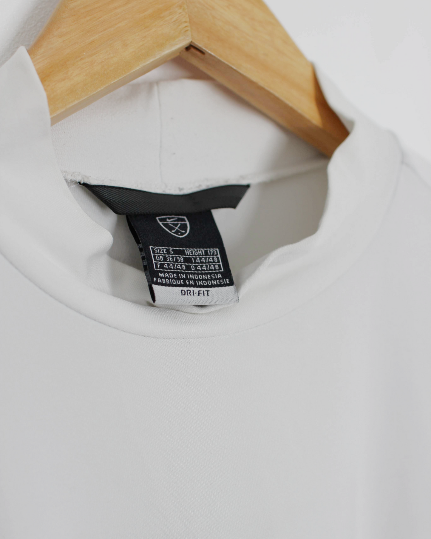 00s Nike White Long Sleeve Mock Neck (S)