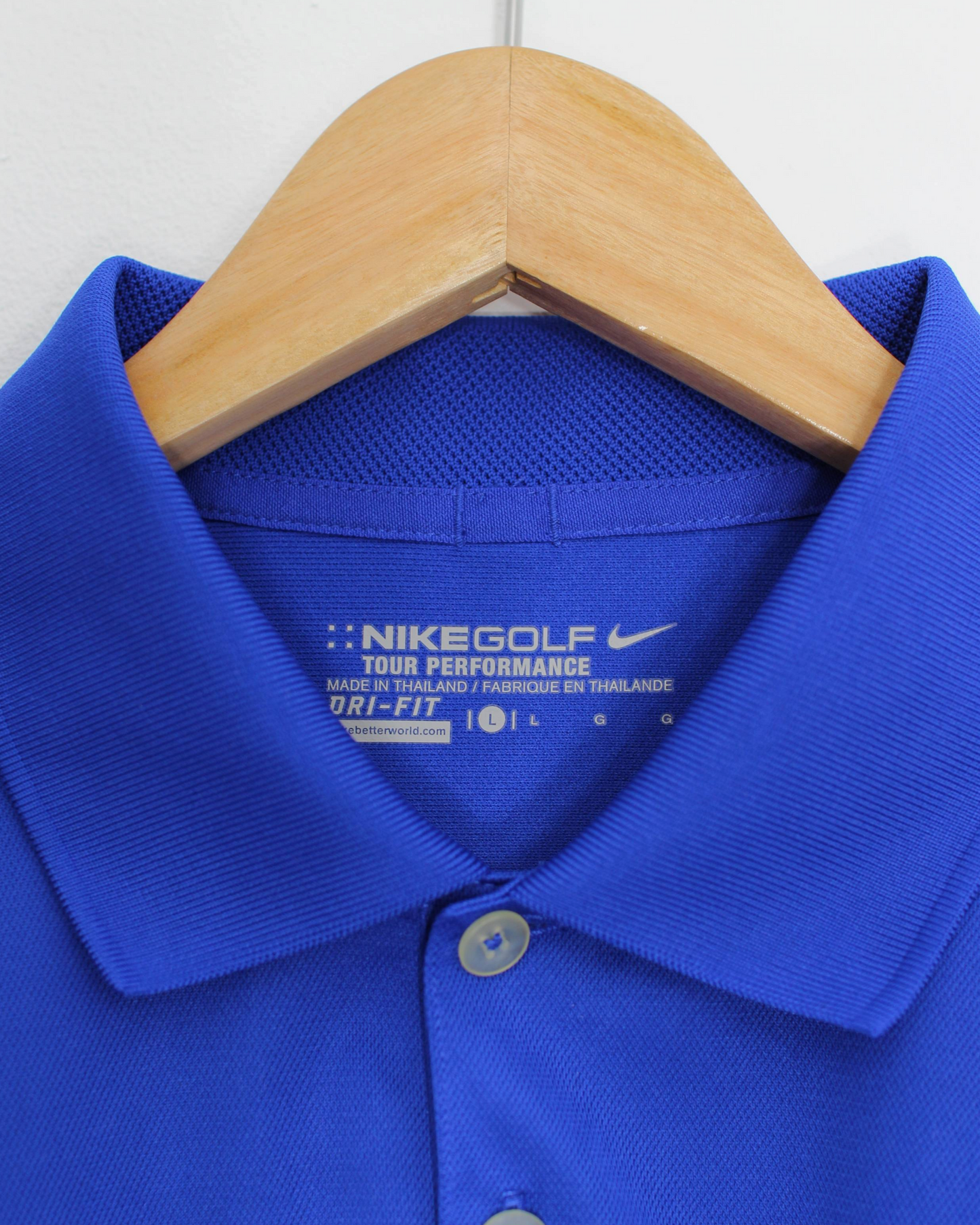 Modern Nike Blue Polo-Shirt (L)