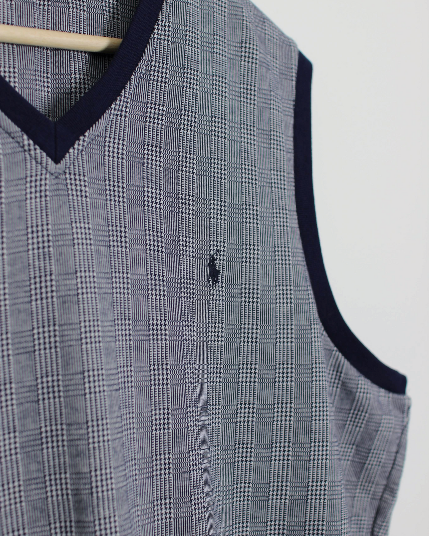 00s Ralph Lauren Polo Golf Chequered Golf Vest (L)