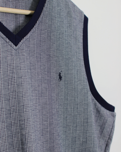 00s Ralph Lauren Polo Golf Chequered Golf Vest (L)
