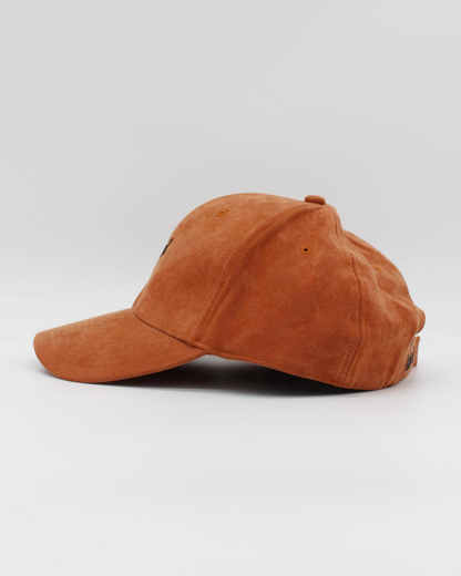 00s Ashworth Orange Suede Cap (L/XL)