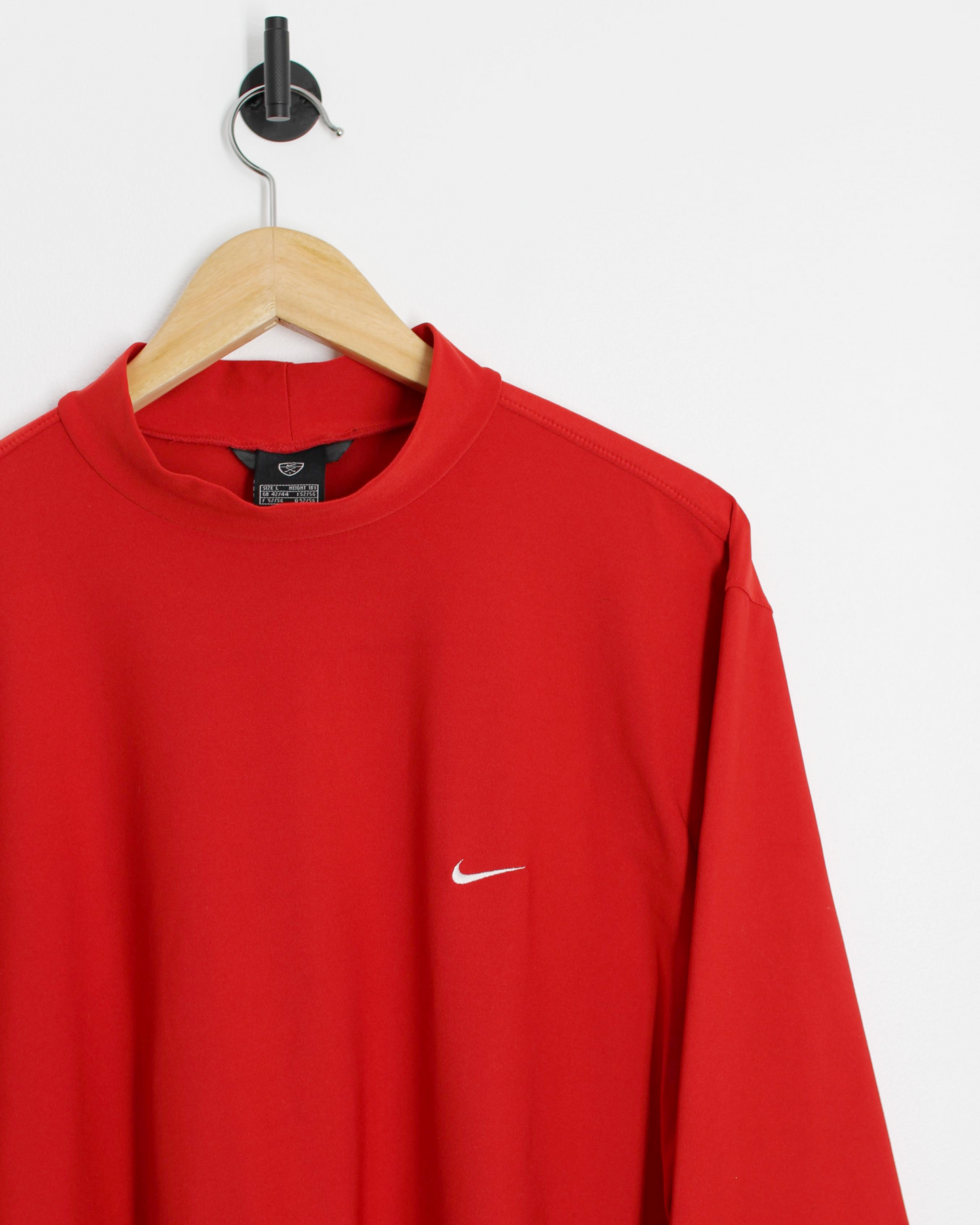 00s Nike Tiger Woods Red Long Sleeve Mock Neck (L)