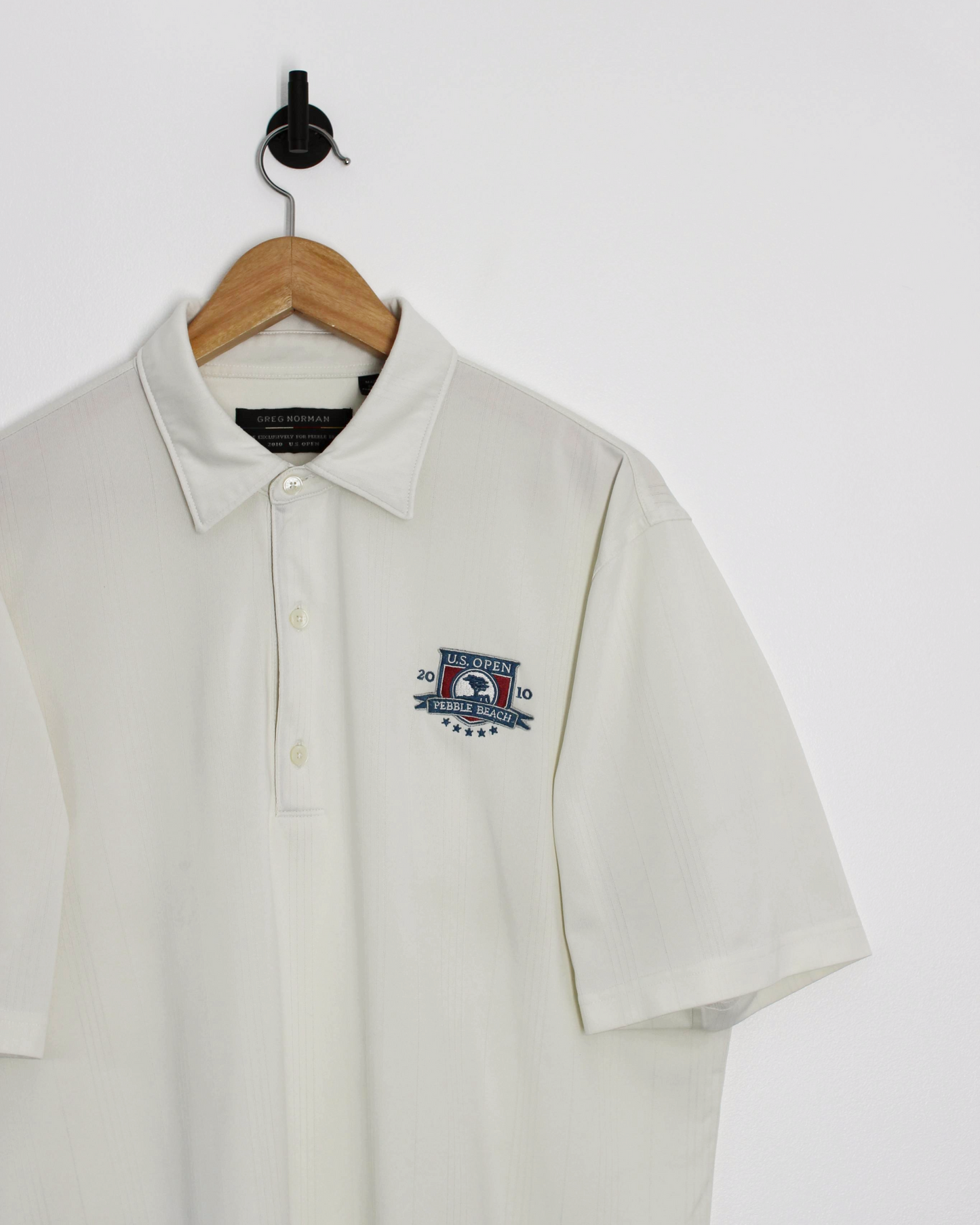 2010 US Open Greg Norman White Polo-Shirt (M)