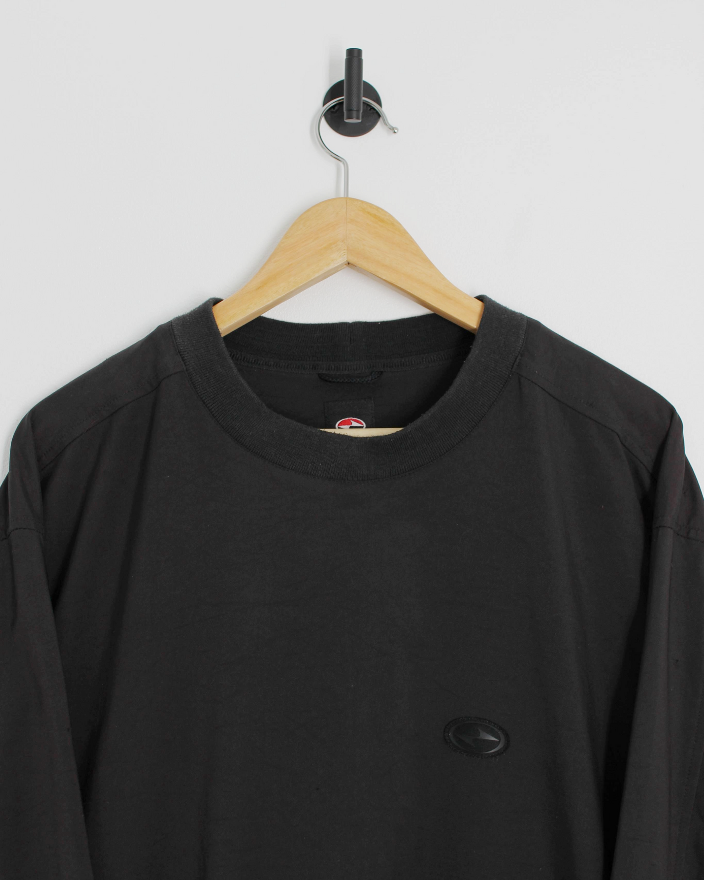 90s Nike Tiger Woods Yin Yang Black Crewneck Windbreaker (L)