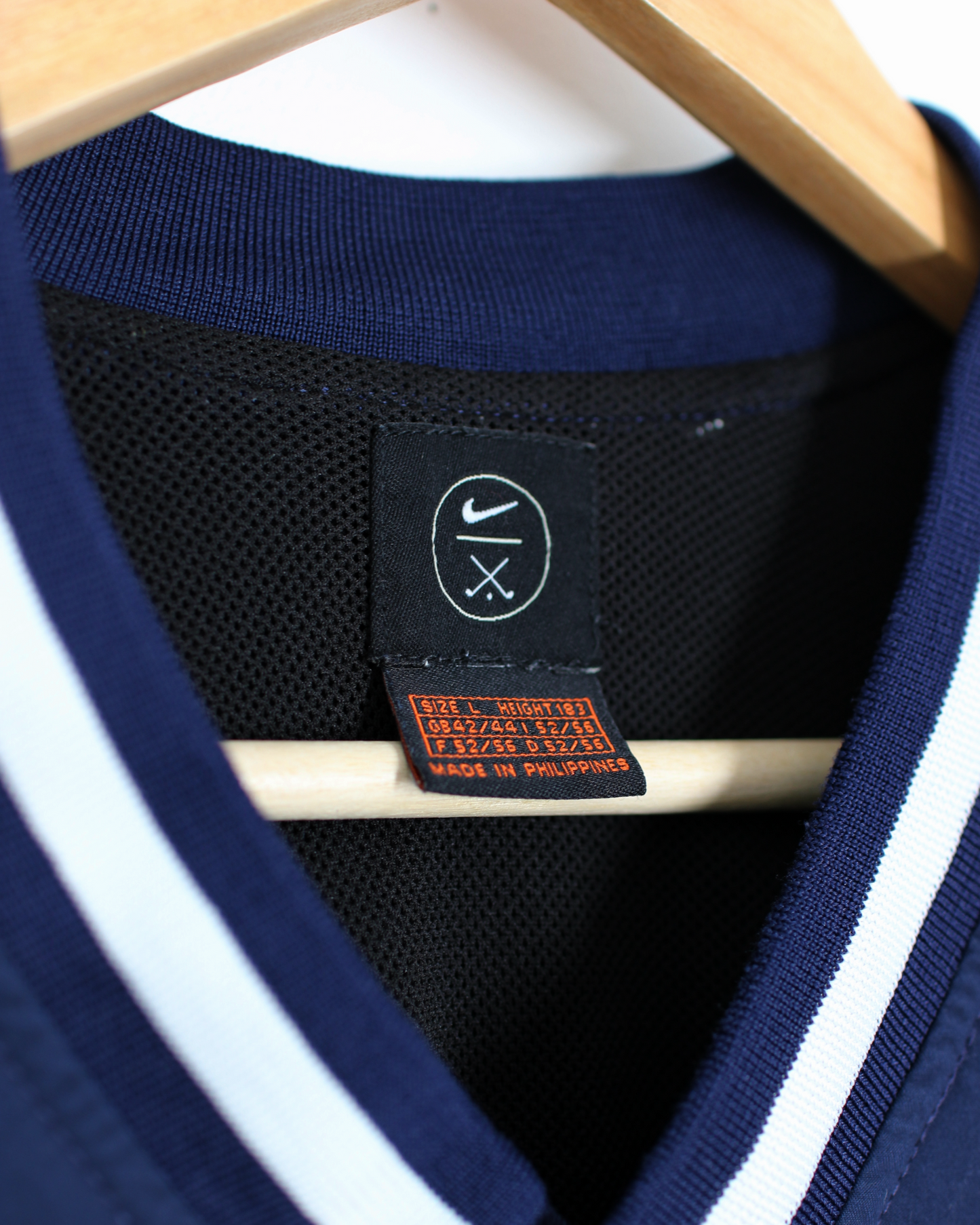 90s Nike Navy/White Windbreaker (L)