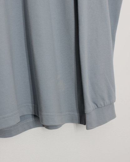 00s Nike Slate Blue Long Sleeve Turtle Neck Golf Top (L)