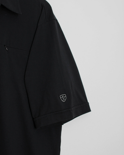 00s Nike Tiger Woods Black Full Buttoned Shirt (L)