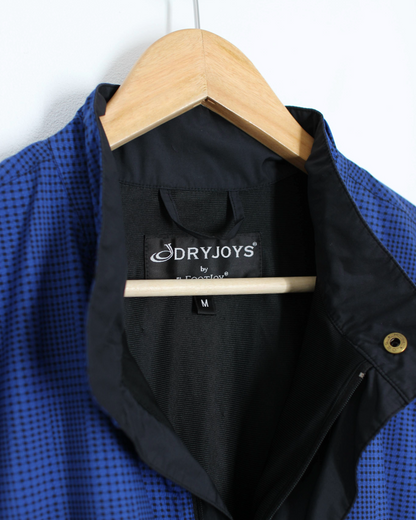 90s Dryjoys by Footjoy Blue Half Zip Jacket (M)