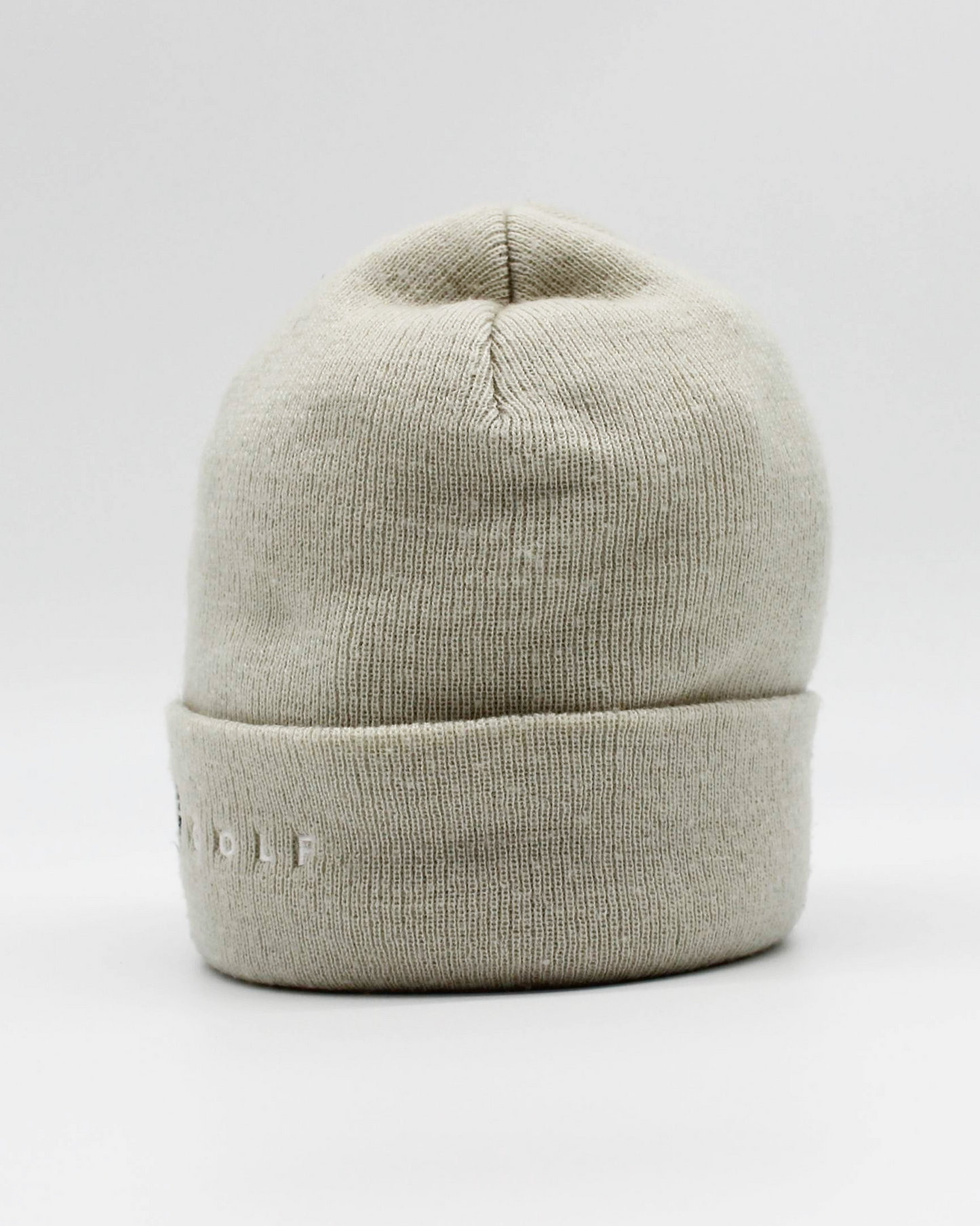 00s Nike Shield Logo Beige Beanie Hat