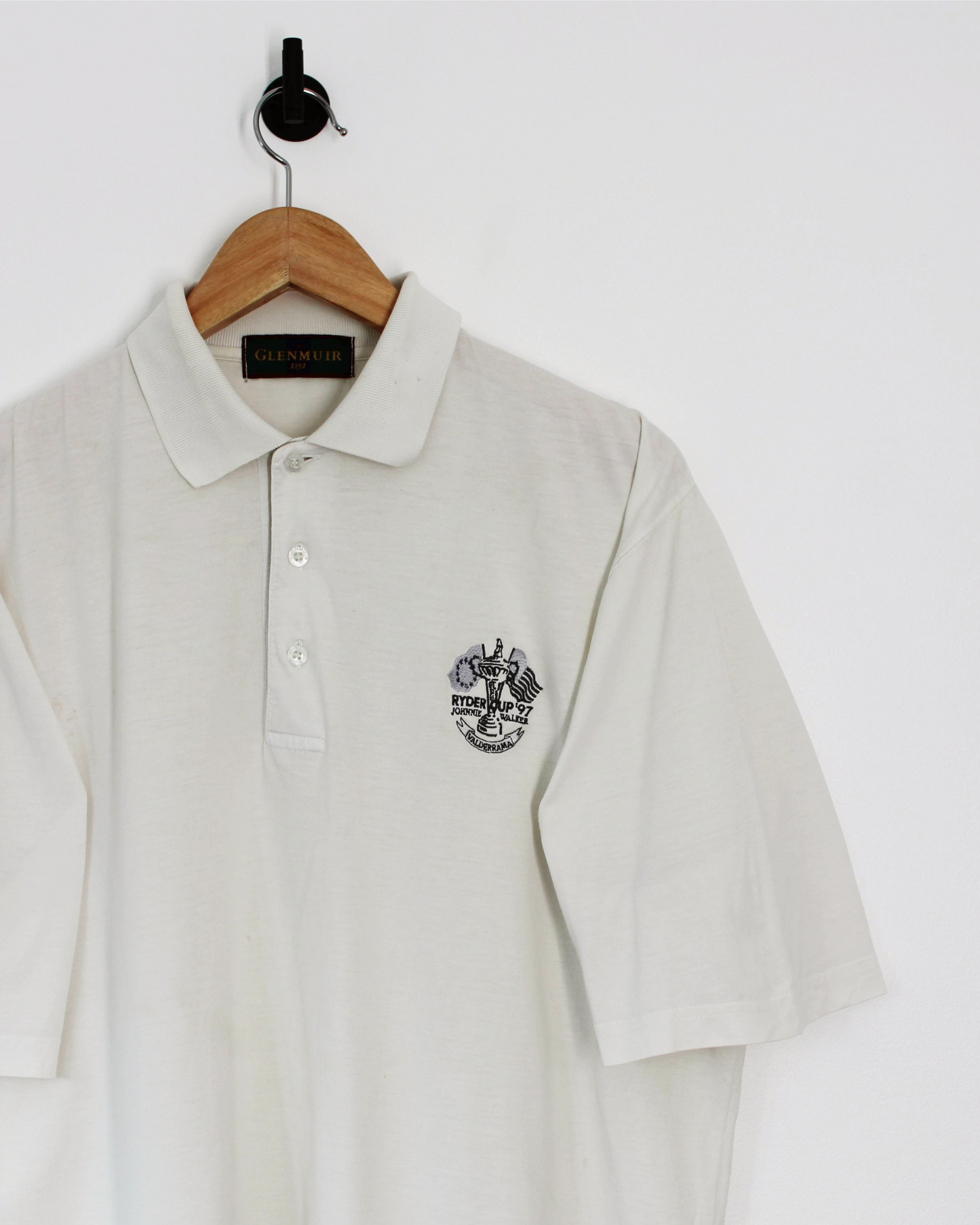 1997 Ryder Cup Glenmuir White Polo-Shirt (S/M)