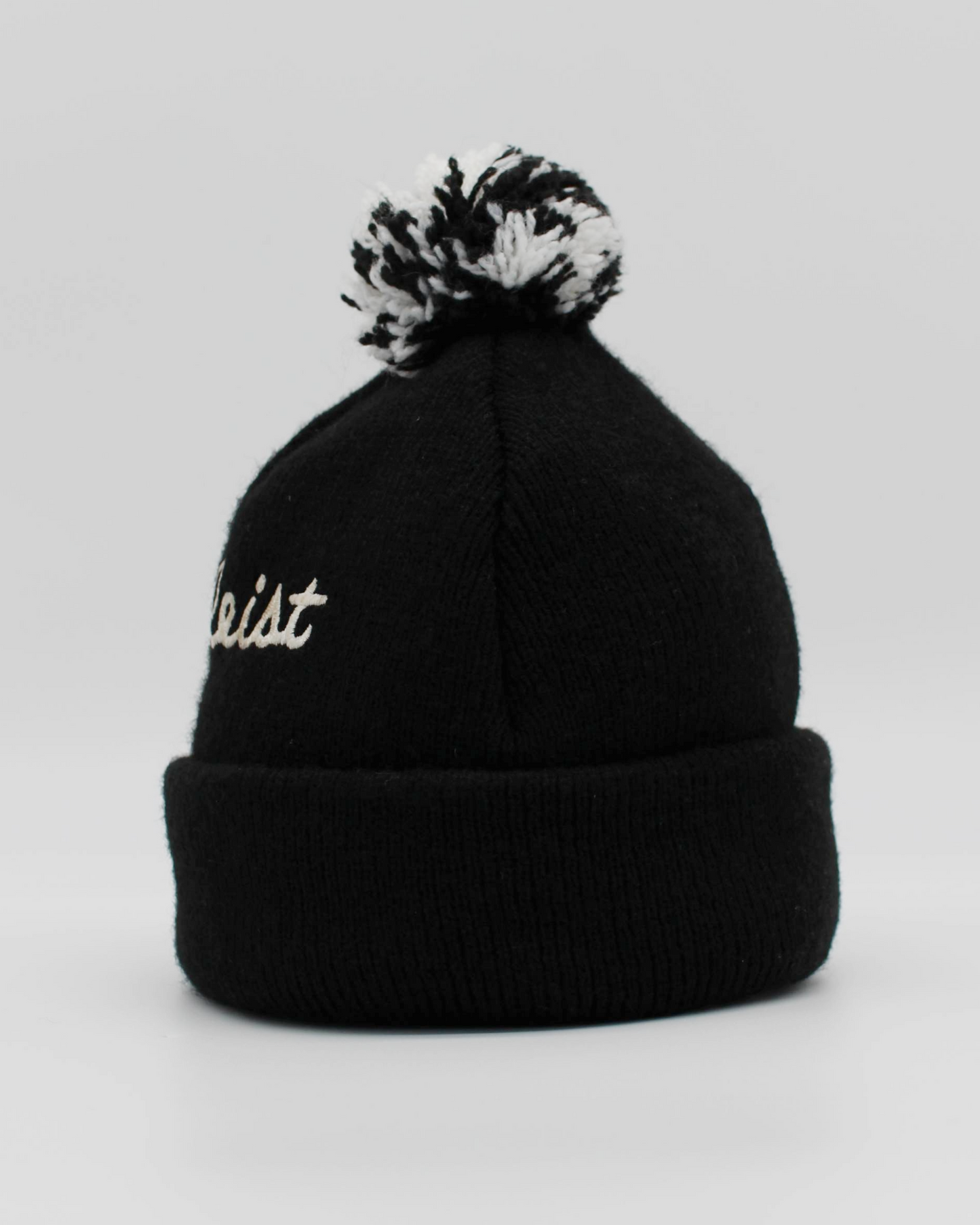 90s Titleist Black/White Bobble Beanie Hat