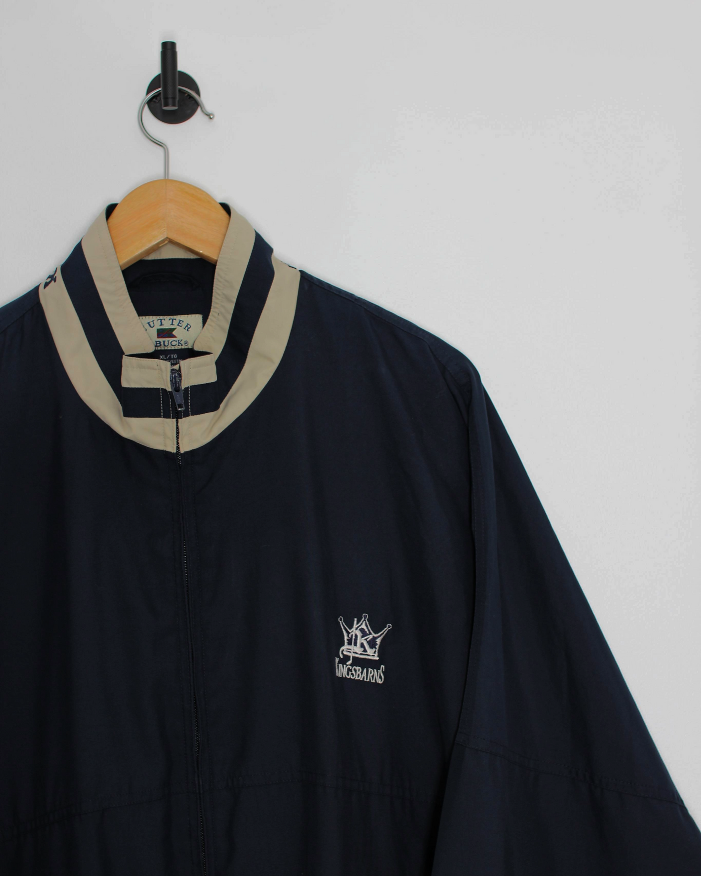 00s Cutter & Buck Kingsbarns Navy Full Zip Jacket (XL)