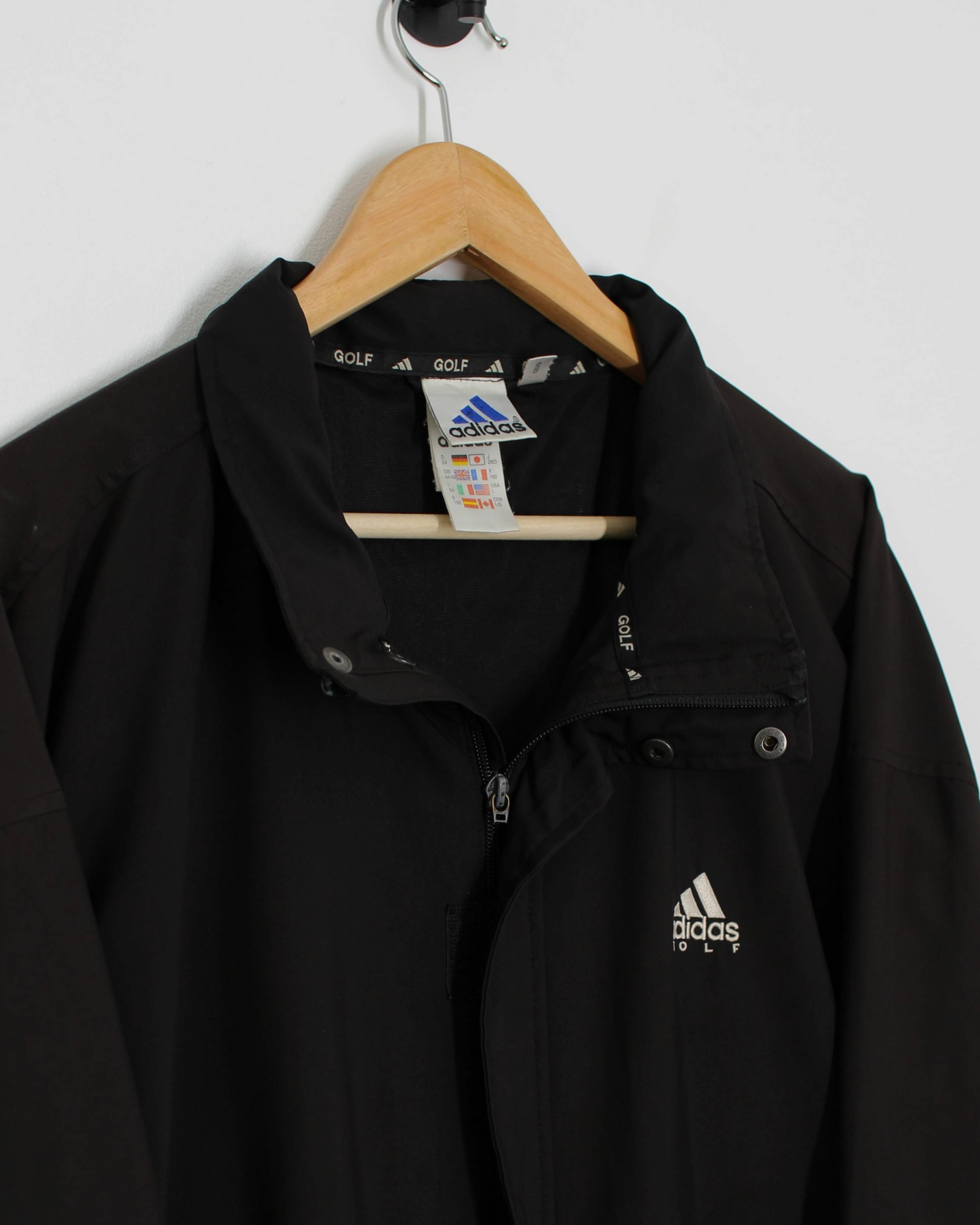 00s Adidas Black Full Zip Jacket (XL)