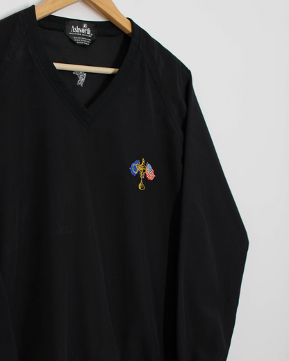 Ashworth Ryder Cup Black V-Neck Windbreaker (XS)