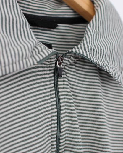 90s Nike Yin Yang Striped Polo-Shirt (XL)