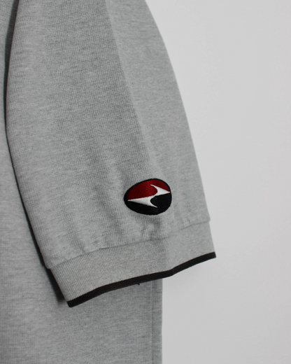 90s Nike Yin Yang Grey Polo-Shirt (XL)