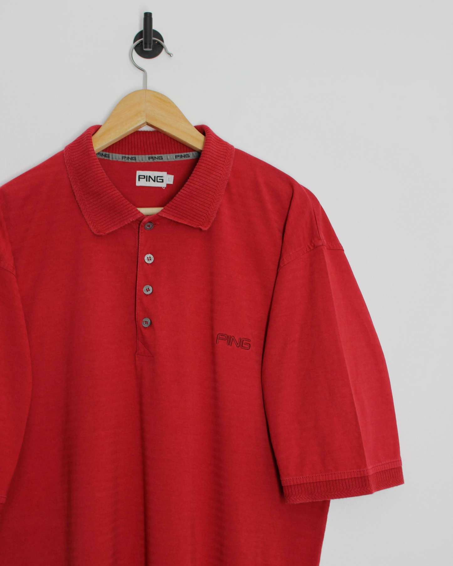 00s Ping Red Polo-Shirt (XL)