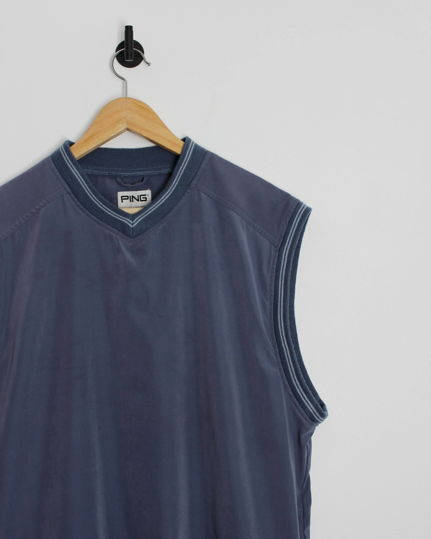 00s Ping Slate Blue V-Neck Golf Vest (L)