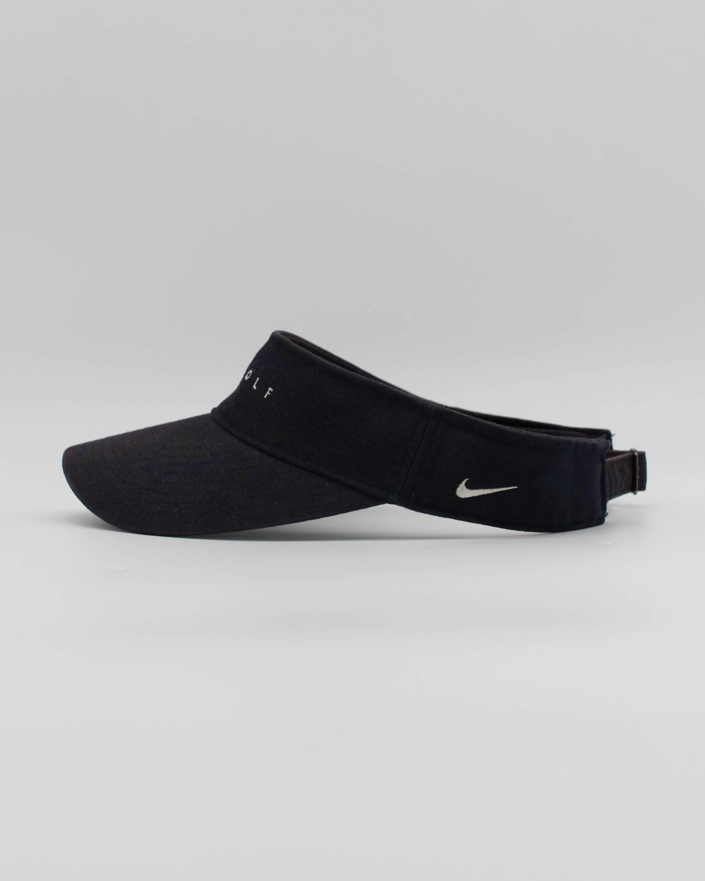 00s Nike Shield Logo Navy Visor