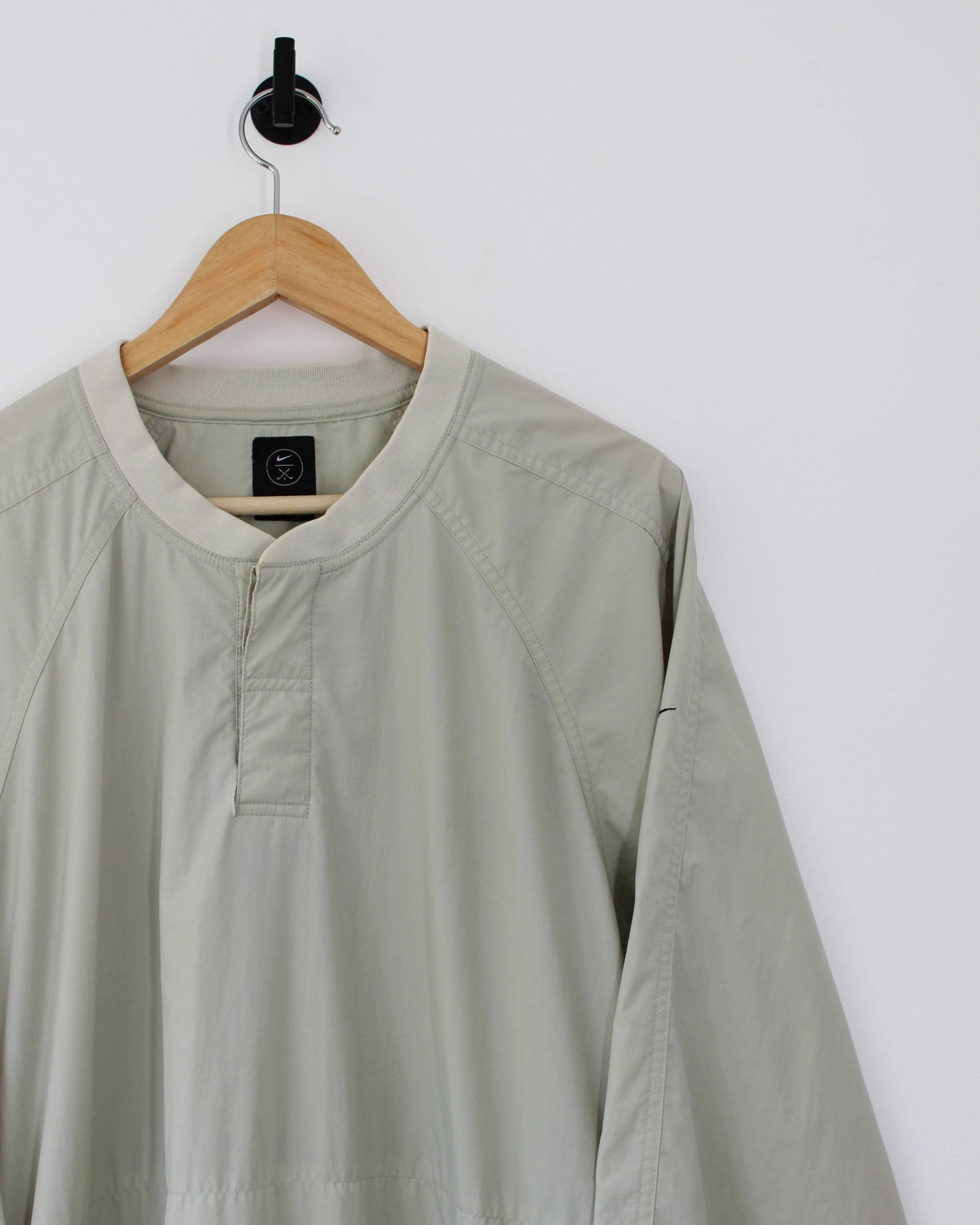 90s Nike Cream Buttoned Windbreaker (L)