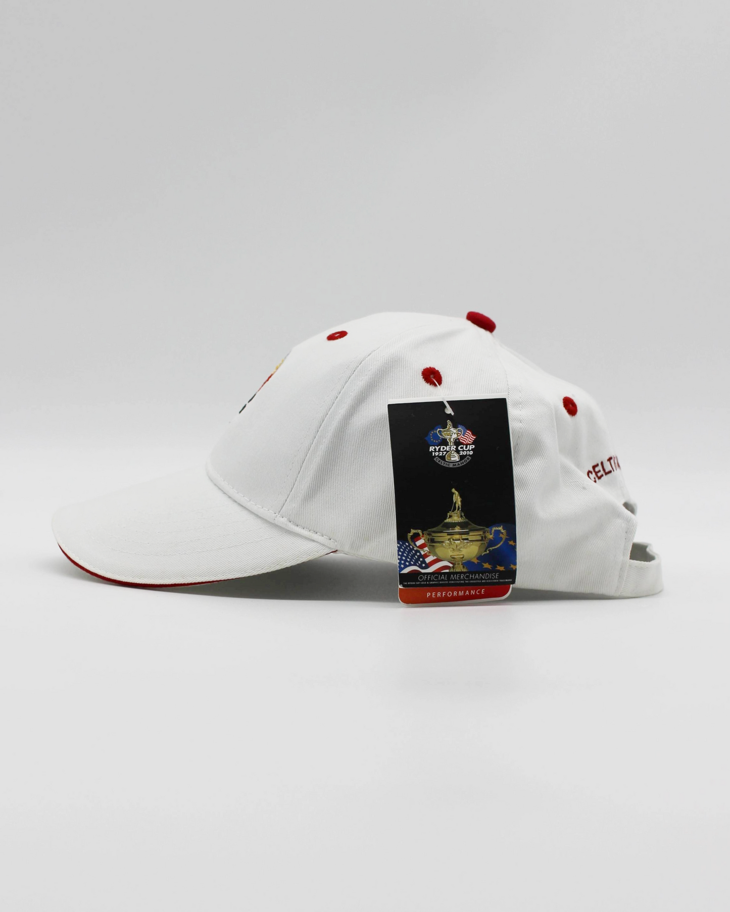 2010 Ryder Cup Glenmuir White/Red Cap with Tags