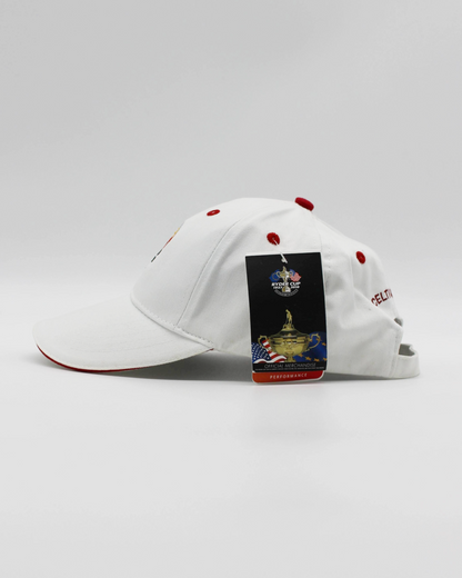 2010 Ryder Cup Glenmuir White/Red Cap with Tags
