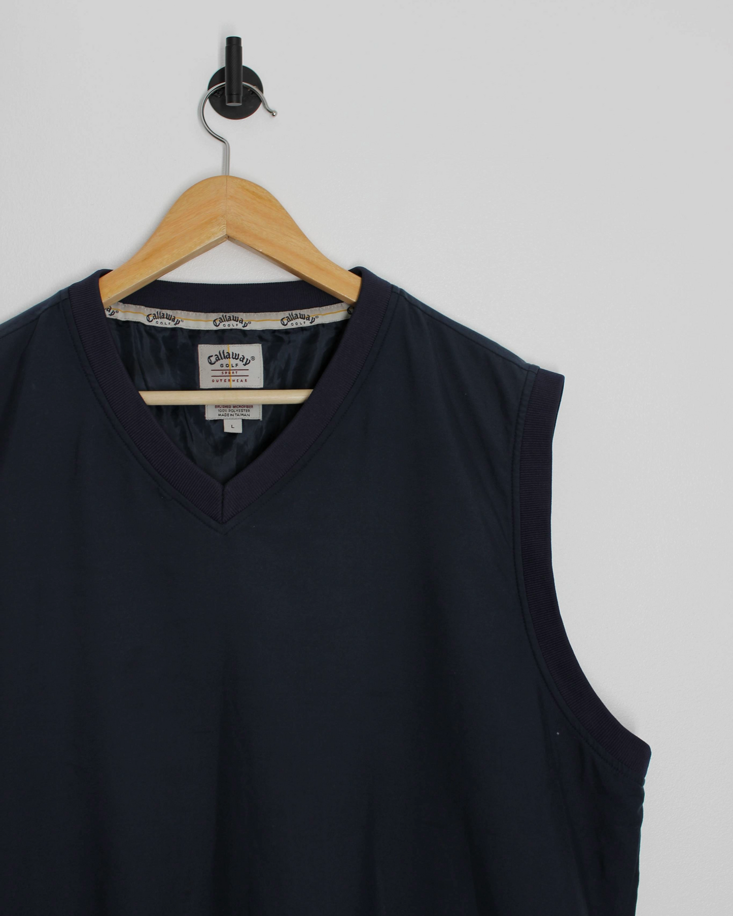 00s Callaway Navy Golf Vest (L)