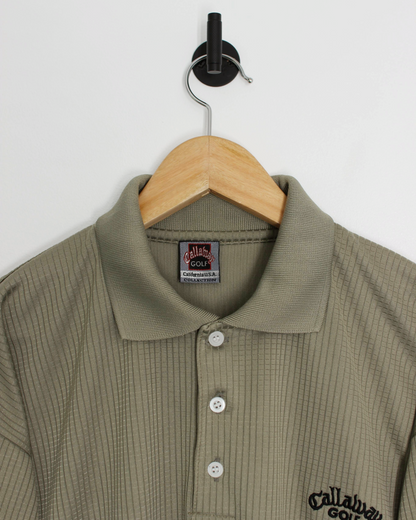 90s Callaway USA Collection Khaki Polo-Shirt (XL)