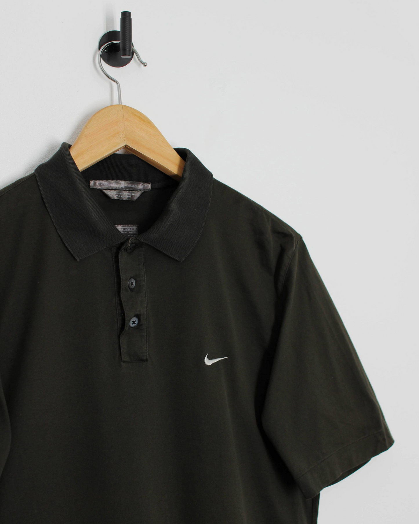 00s Tiger Woods Black Polo-Shirt (S)