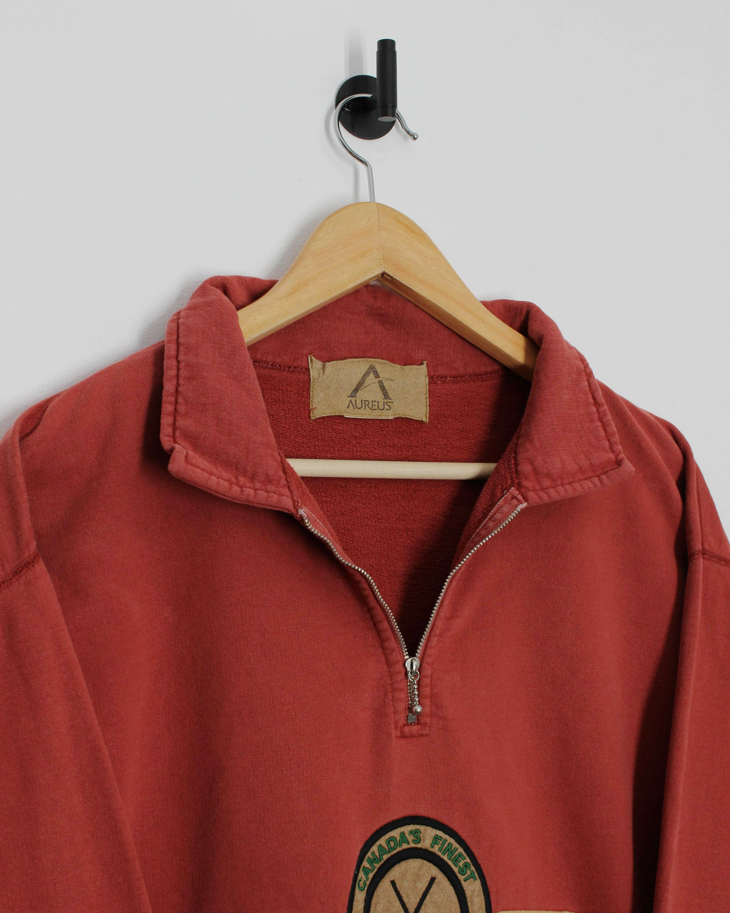 Manoir Richelieu Coral Quarter Zip Jumper (XL)