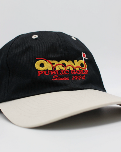 Orono Public Golf Course Black/Beige Cap