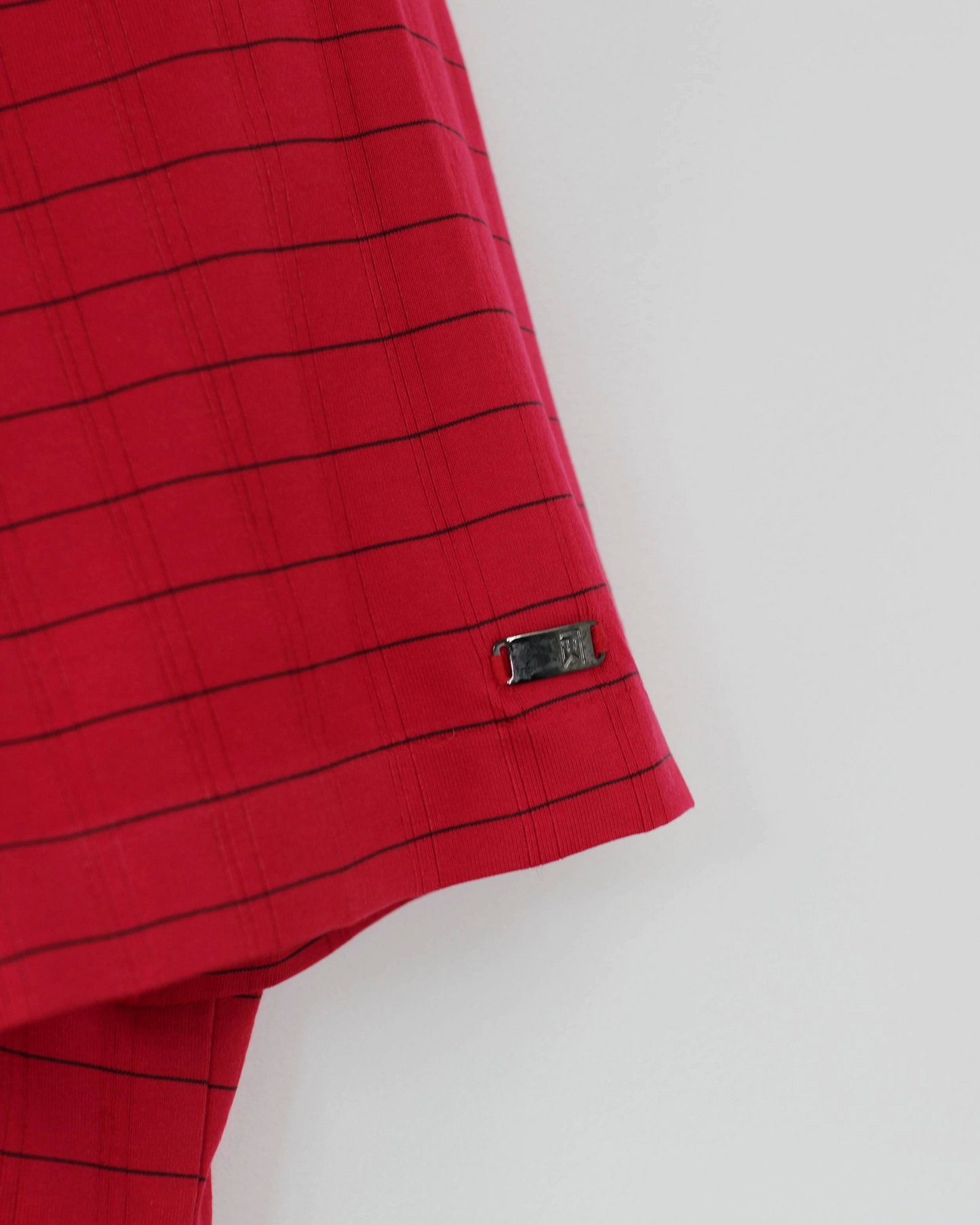 00s Nike Tiger Woods Red/Black Polo-Shirt (L)