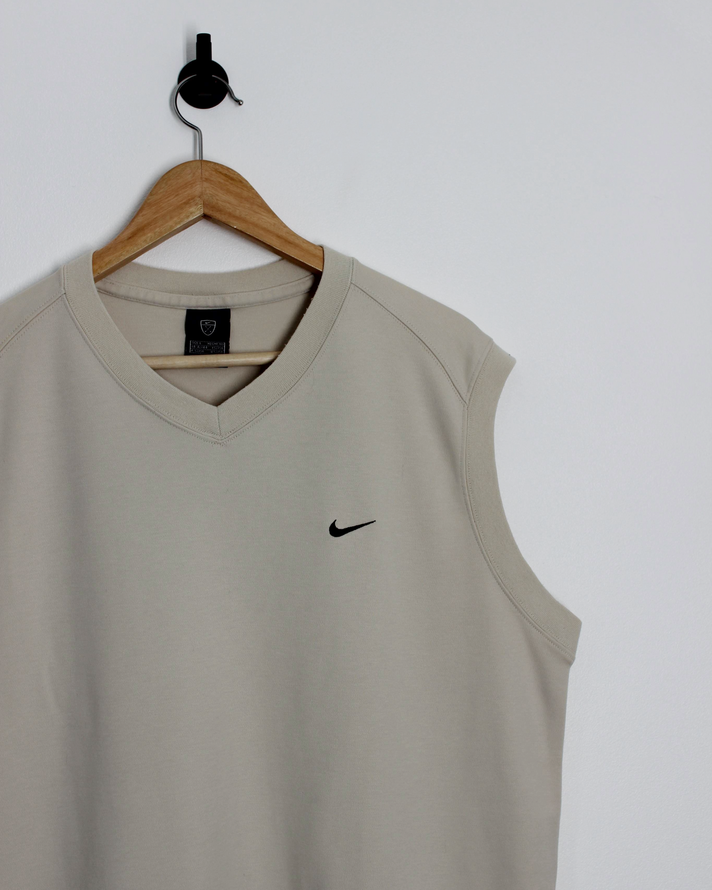 00s Nike Cream Golf Vest (L)