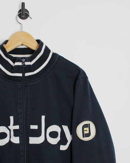 FootJoy Heritage Collection Navy/White Full Zip Sweatshirt (L)