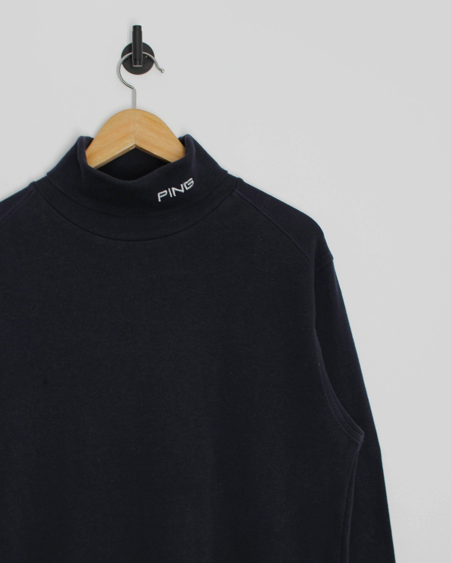 00s Ping Black Turtle Neck Golf Top (M)